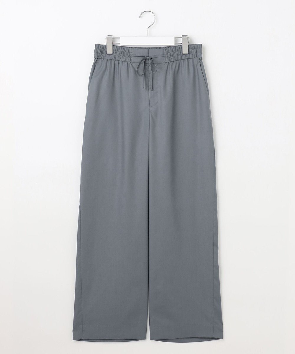 自由区 S 【カタログ掲載・洗える】フルダルスパンマイクロピーチワイドストレート パンツ 