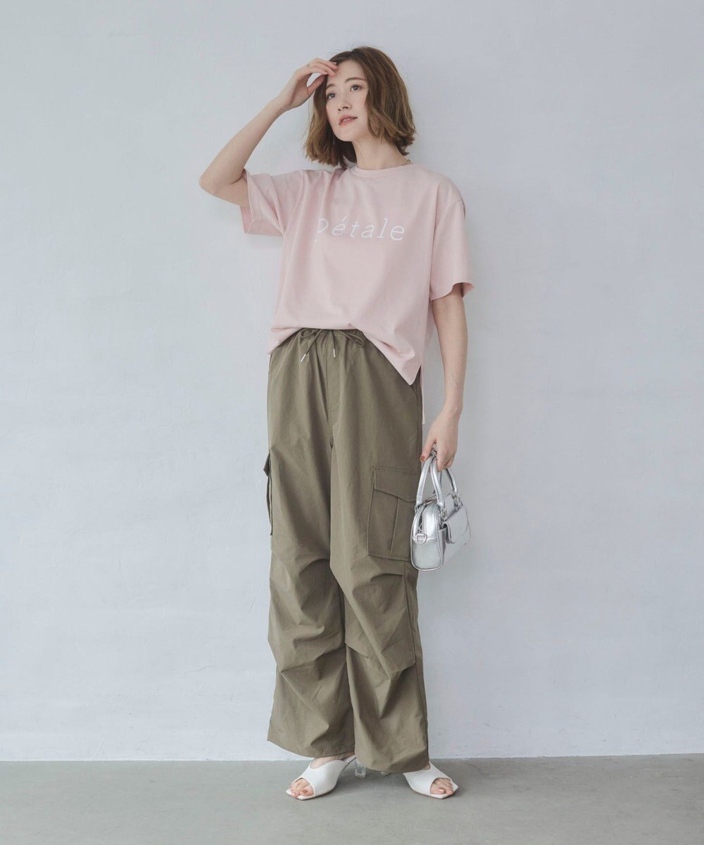 WEGO 【ウエストゴム】イージーパラシュートカーゴパンツ 