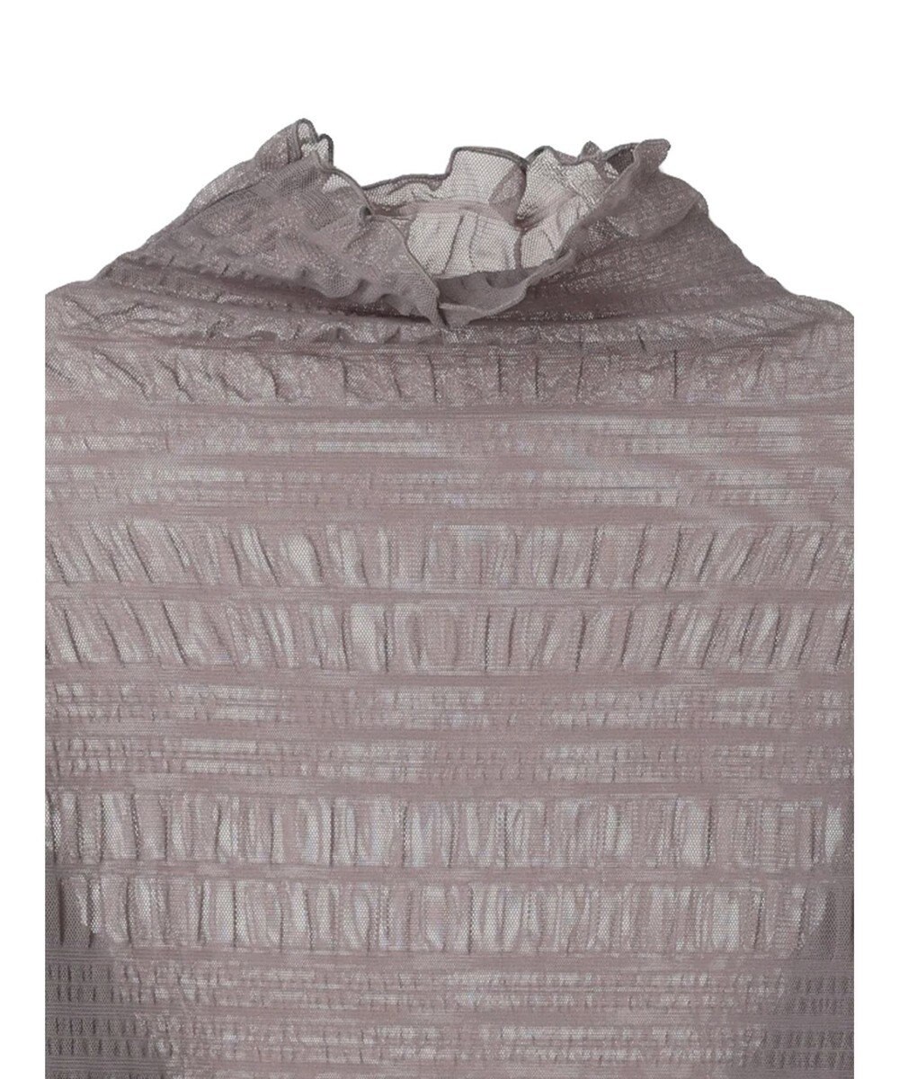 earth music&ecology ジャガードシャーリングシアートップス 