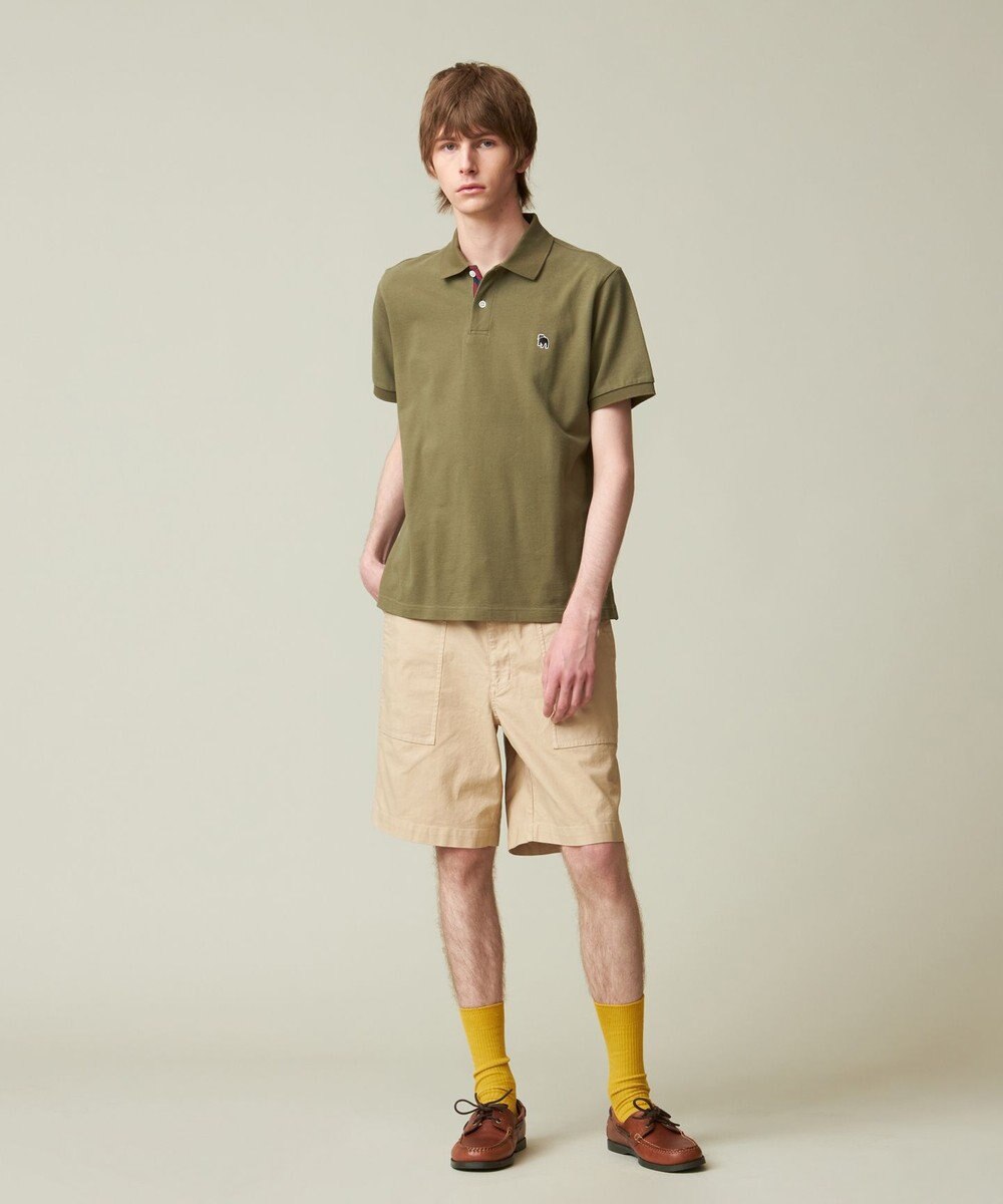 J.PRESS MEN 【大人気 / 10色展開】バックブル カノコレジメン ポロシャツ 