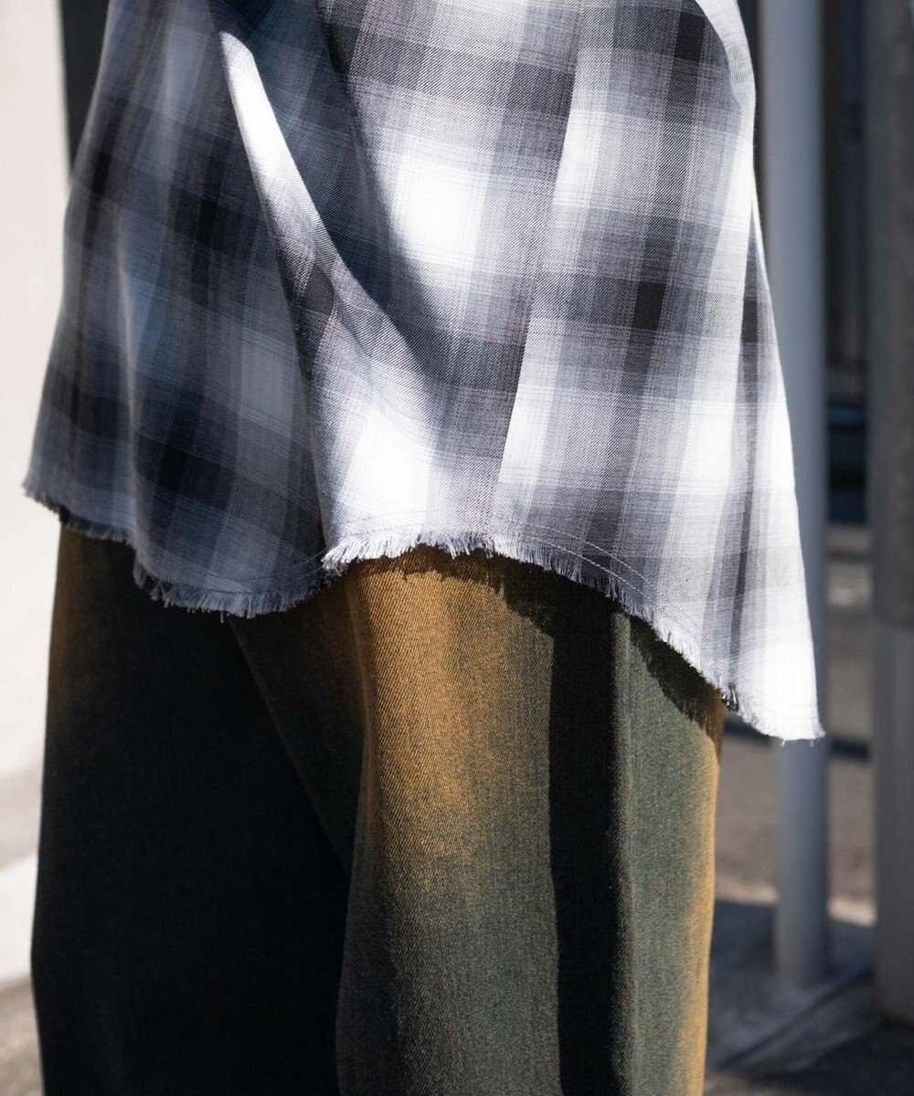 WEGO チェックBIGシャツ 