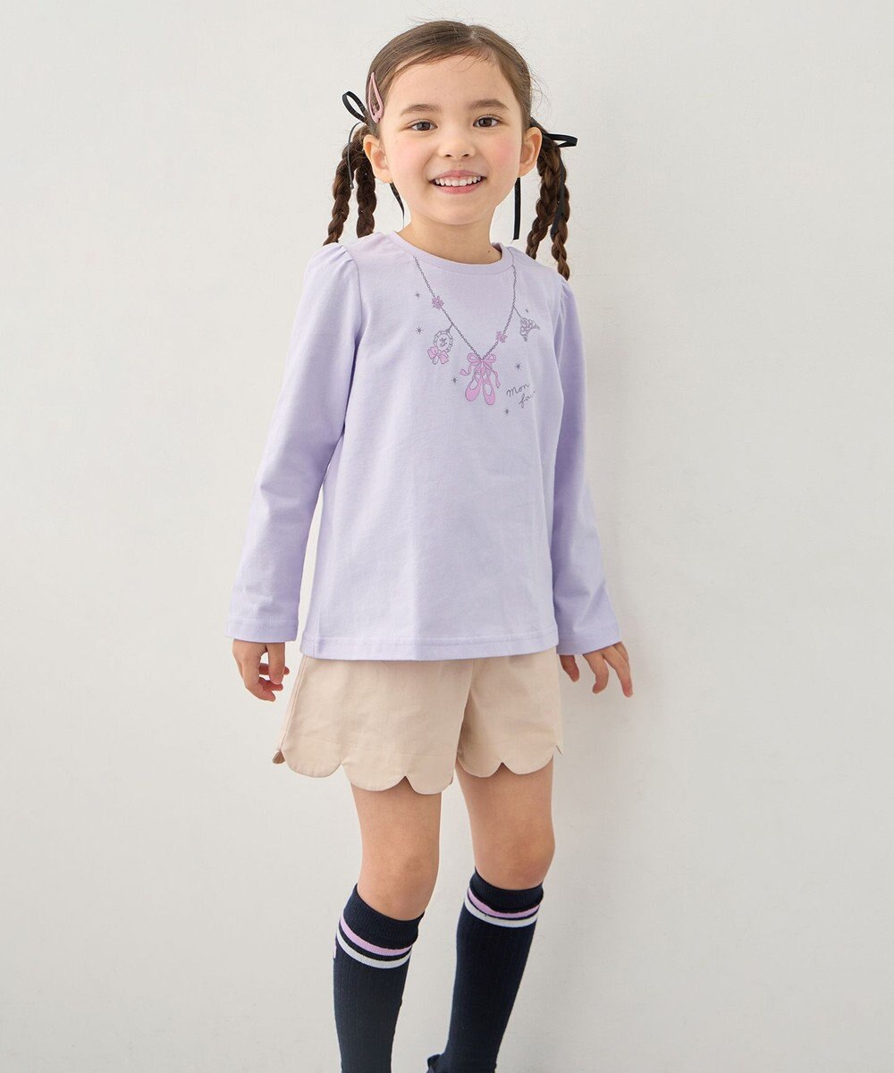 ANY KIDS 【WEB限定】7days プリント 長袖Tシャツ 