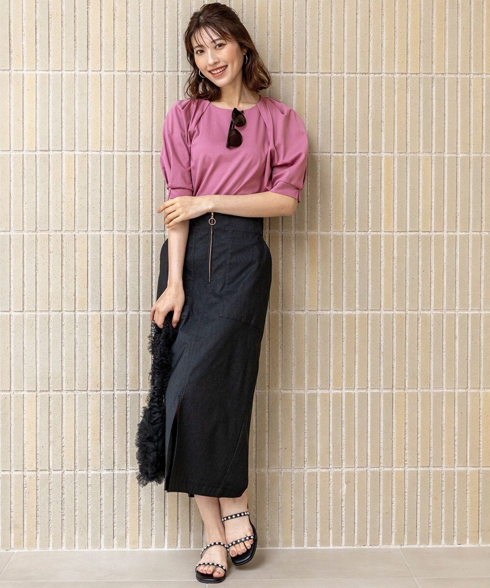 ANY SIS 【2WAY】フロントジップタイト スカート 