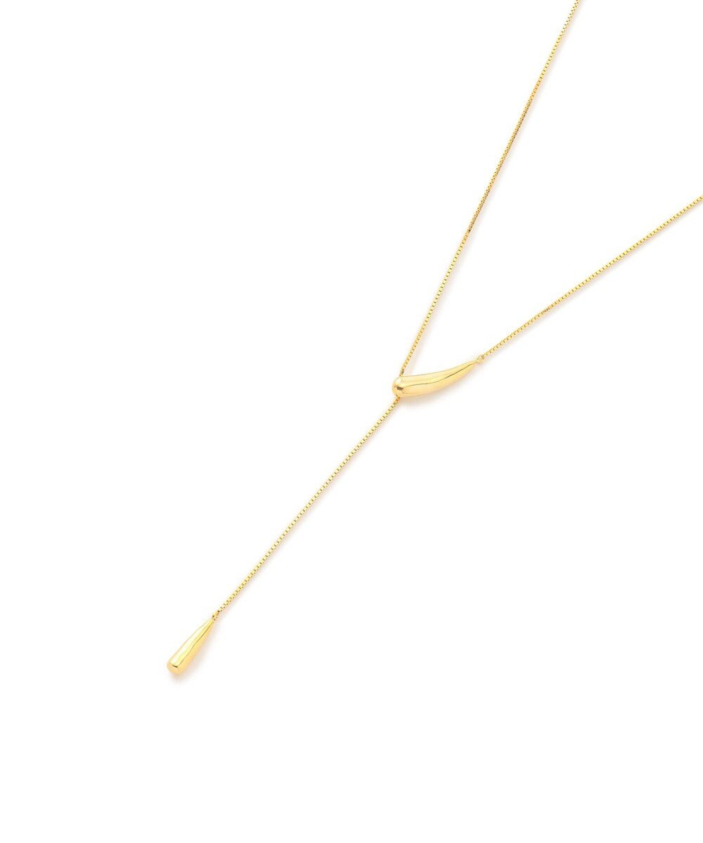 23区 【Oggi8月号掲載】ドロップ ラリエット ネックレス 