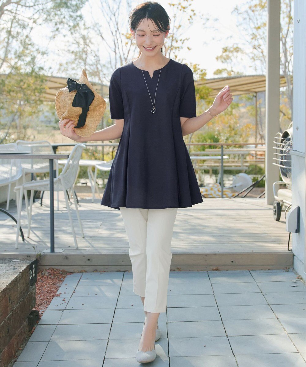 Tiaclasse 【おのののかさん着用 】「冷凛（ひやりん）」カノコバックフレアカットソー 