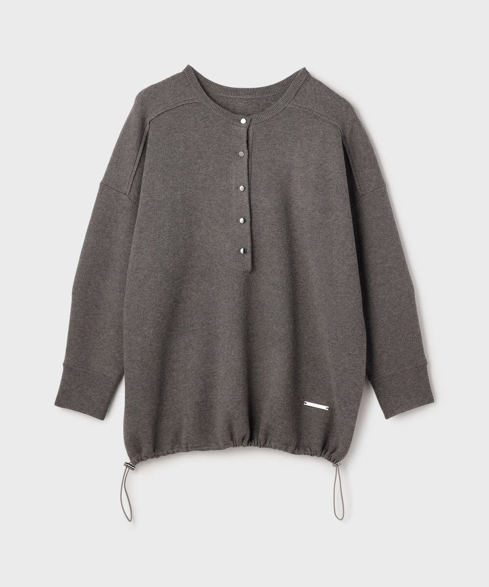 GRACE CONTINENTAL スウェットライクニットトップ 