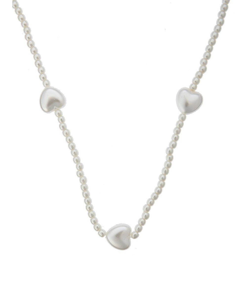 Green Parks ・ＨＡＬＦ　ＴＩＭＥ　ベビーパールハートネックレス 