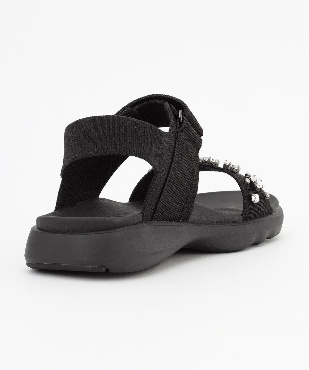 steppi 【洗える】ビジュー付 スポーツサンダル 