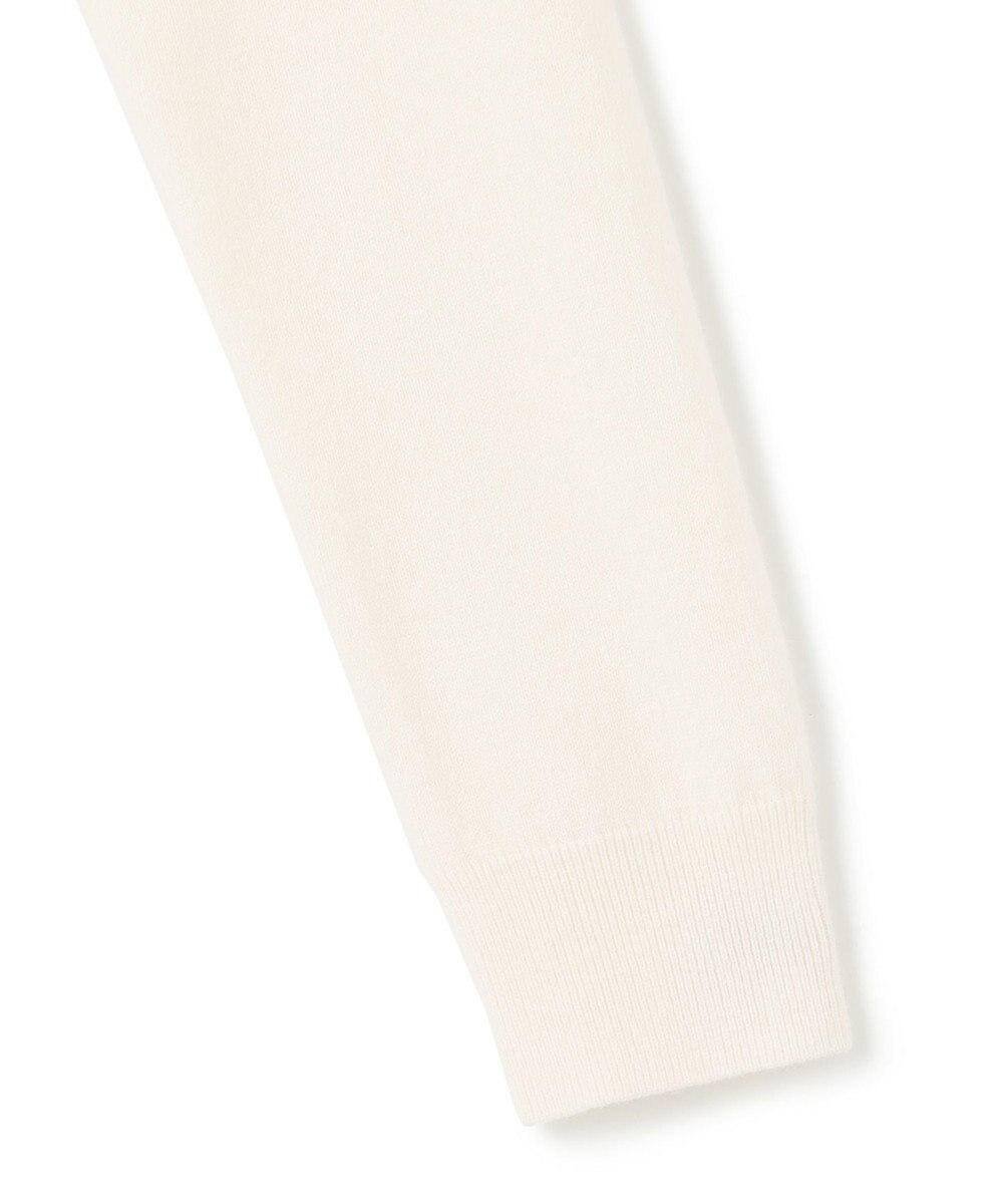 BEIGE， 【WEB限定・洗える】DEMING / バイカラーウールクルーネックニット 