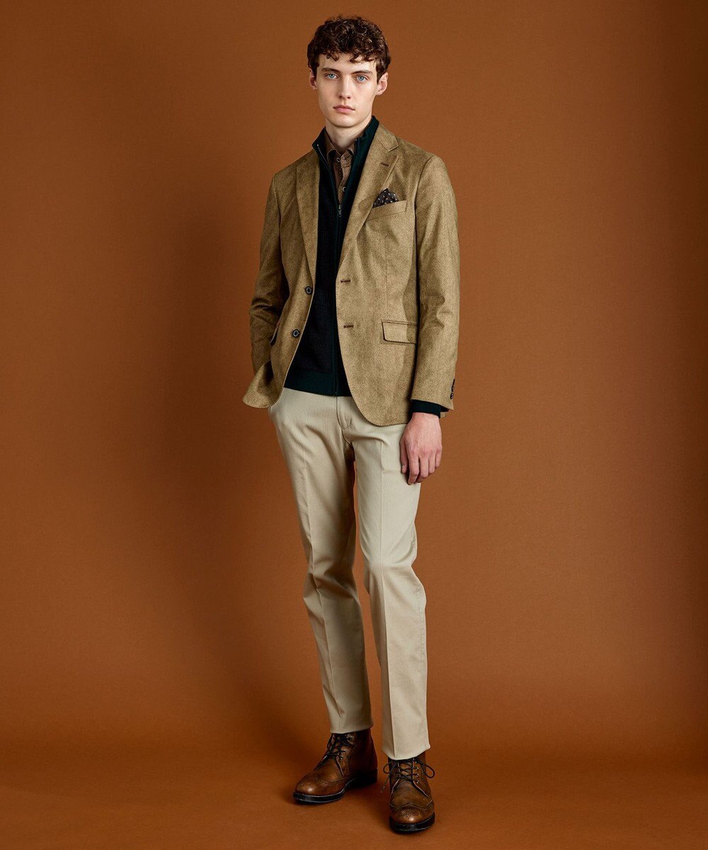 JOSEPH ABBOUD 【人気】ウエストも伸びる！ 定番 オーガニックストレッチパンツ 