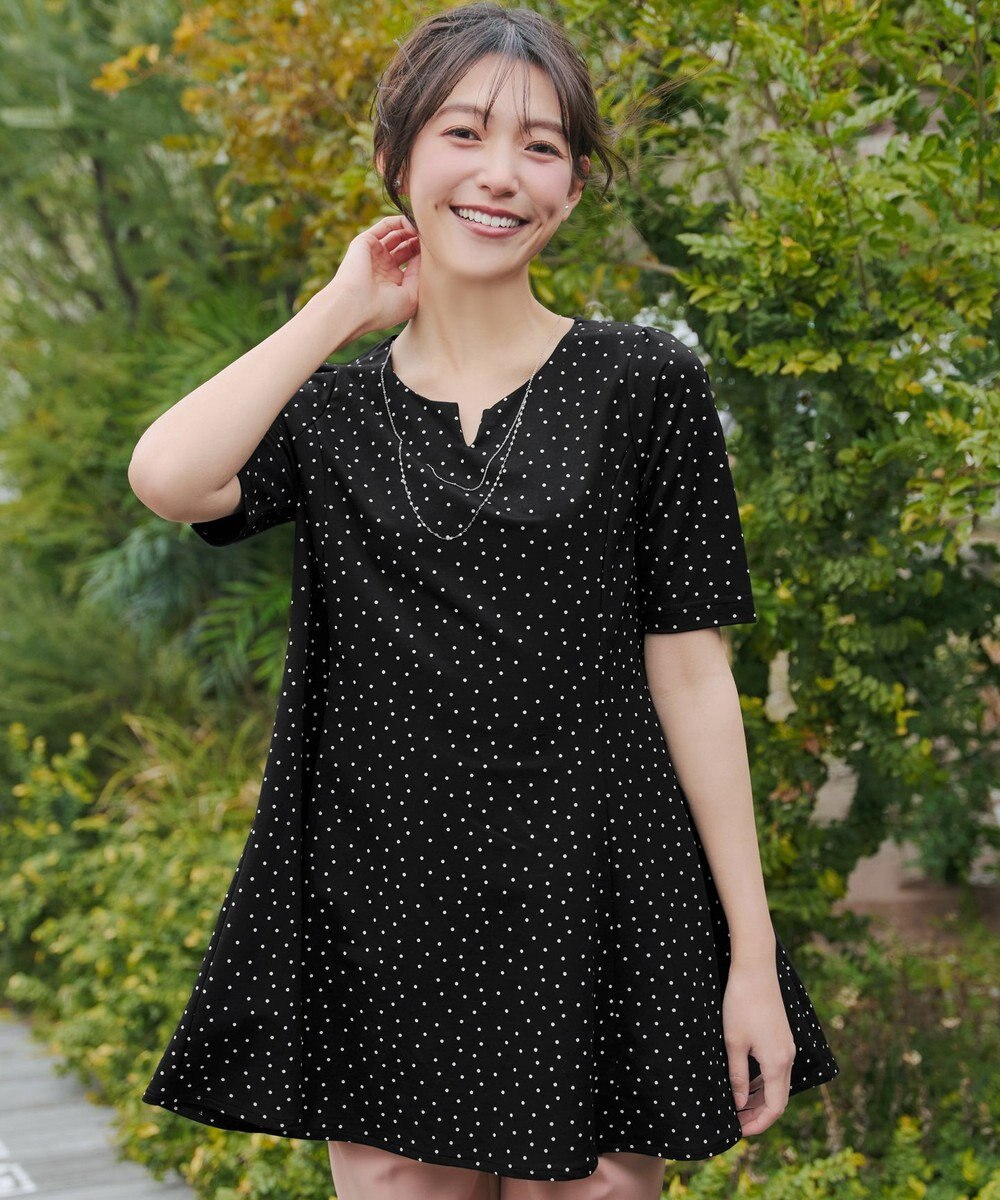 Tiaclasse 【おのののかさん着用 】「冷凛（ひやりん）」カノコバックフレアカットソー 