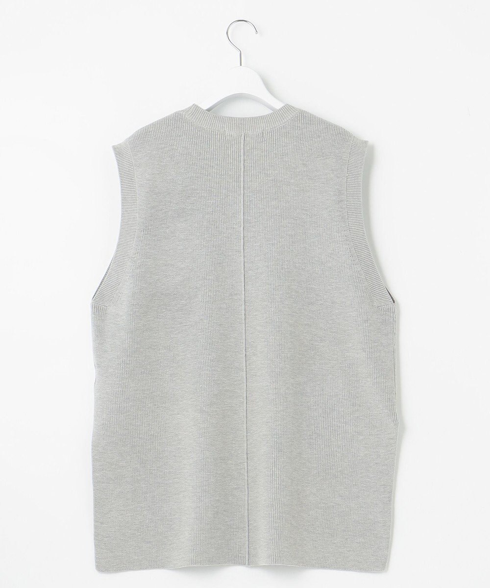 UNFILO 【抗菌防臭】片畔ニットベスト 
