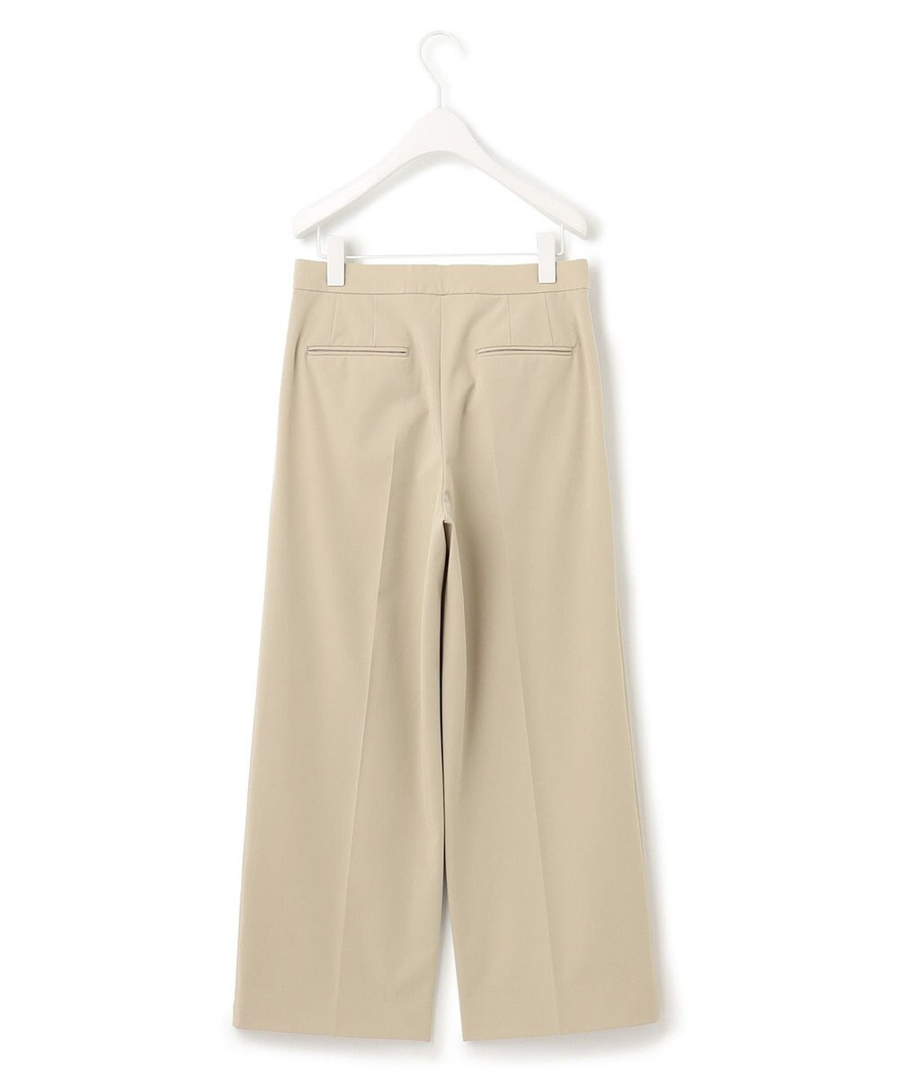 ICB 【洗える】T/Rドライギャバ  ワイドストレートパンツ 