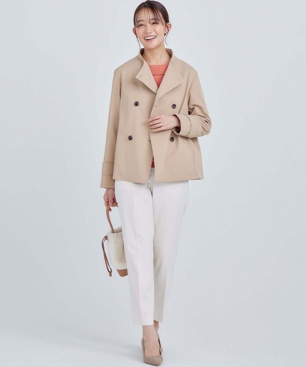 組曲 L 【WEB限定】2WAYライトトレンチ ショートコート 