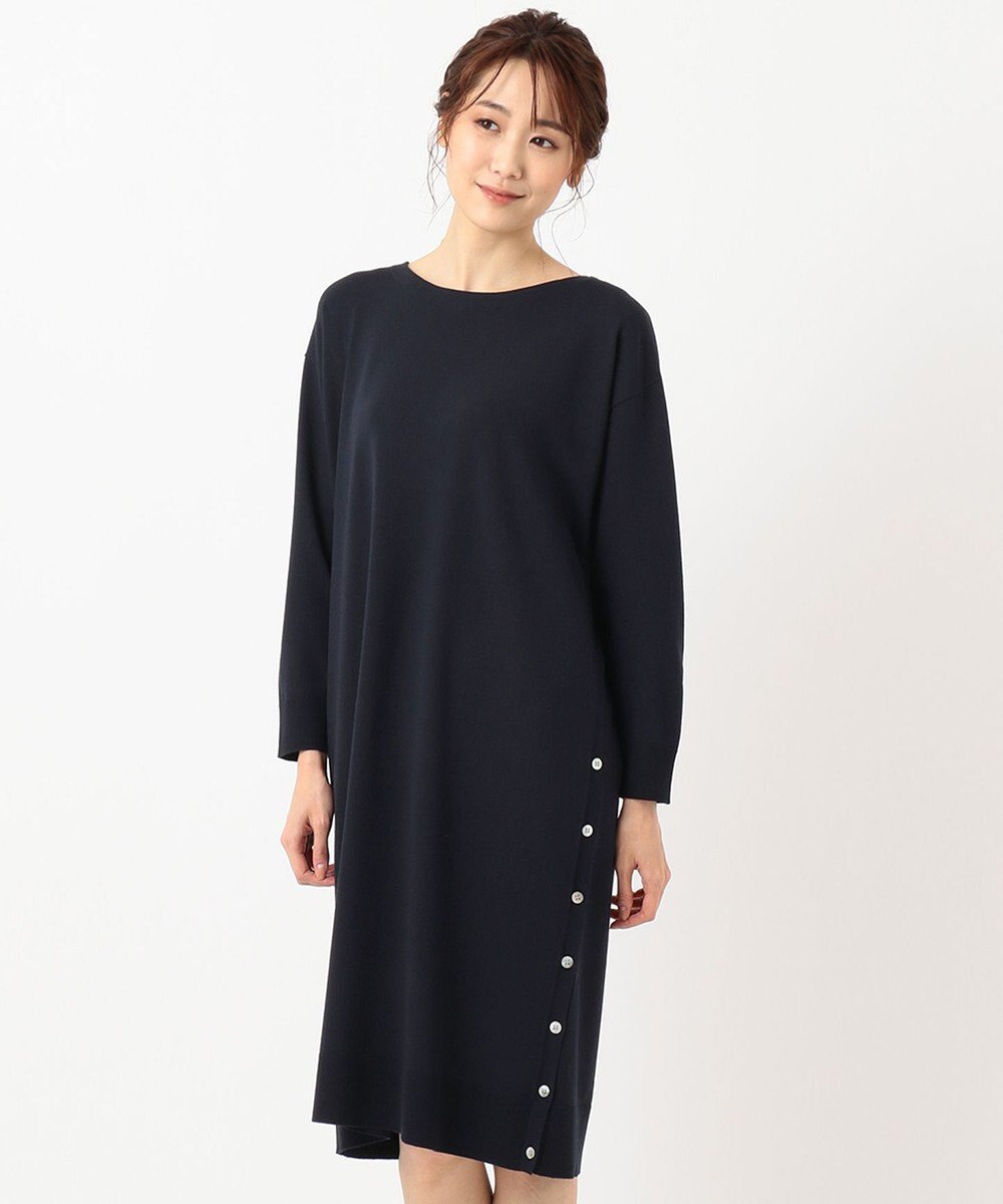 J.PRESS LADIES 【洗える】ワンピ＋プリーツスカート ツインセットワンピース 