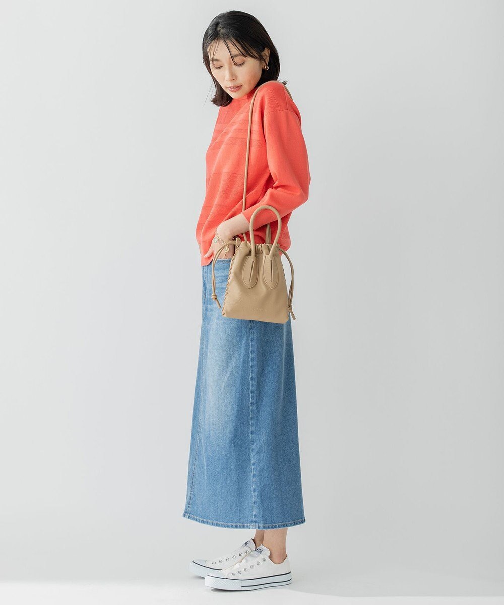 23区 【CLASSY.6月号掲載】ADDCULUMN フェイクレザー ショルダーバッグ 