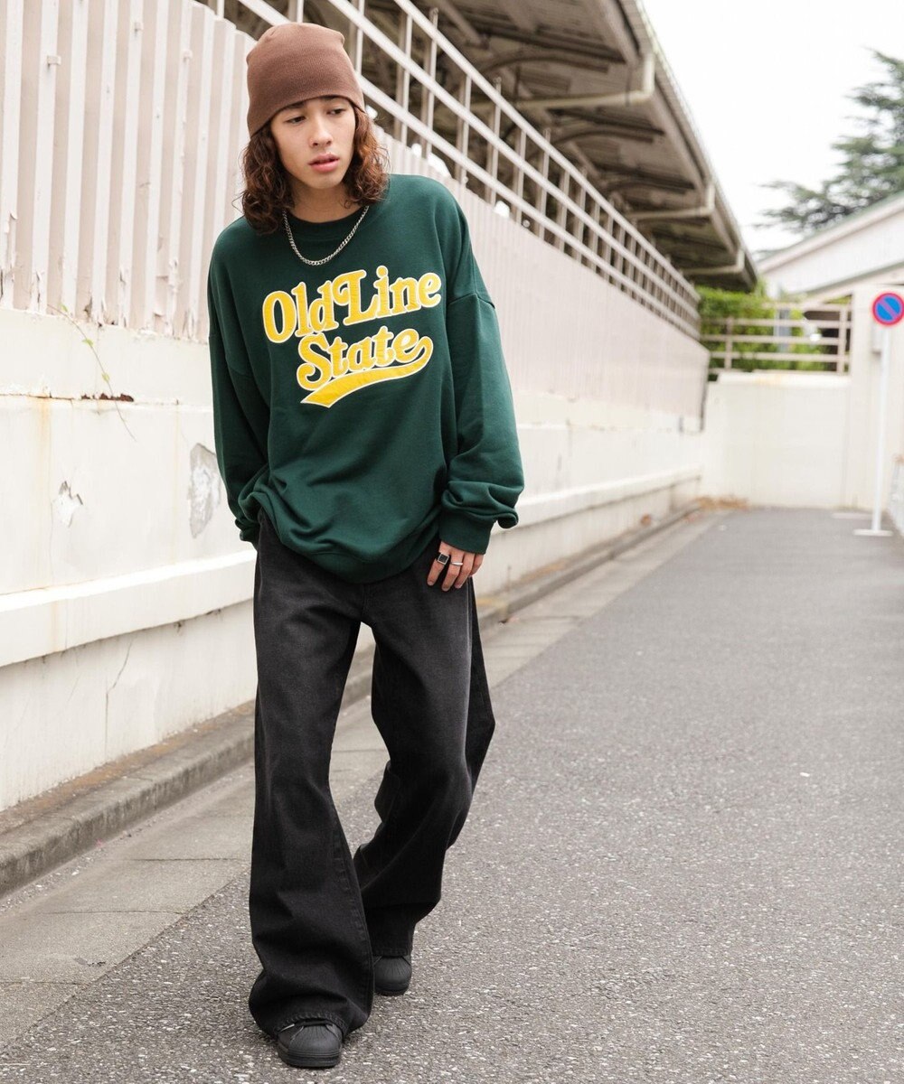 WEGO アクセ付きグラフィックプルオーバー 