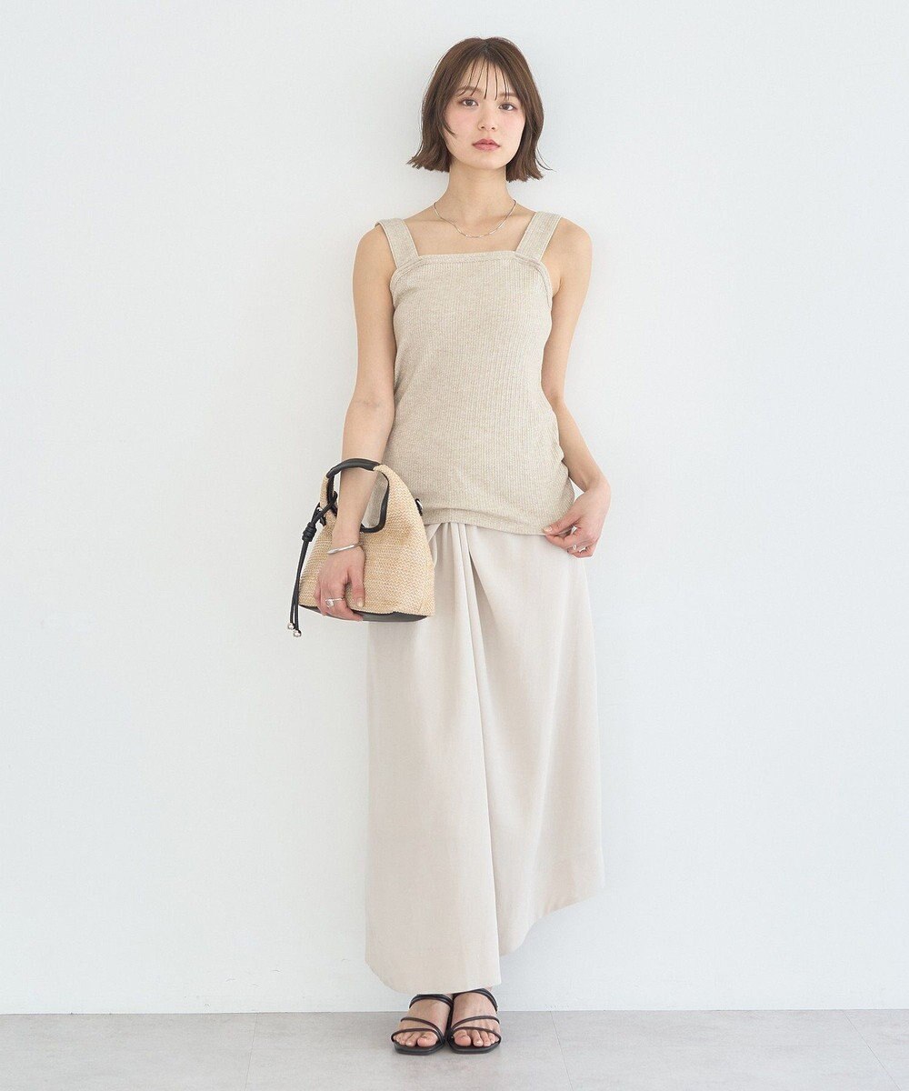 earth music&ecology チェーンリブラメカットタンクトップ 