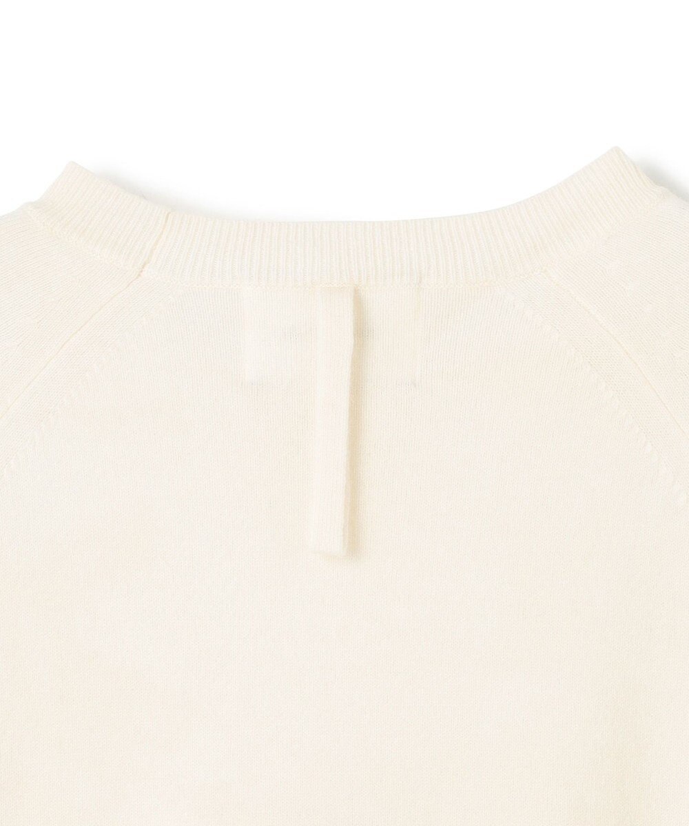 BEIGE， 【WEB限定・洗える】DEMING / バイカラーウールクルーネックニット 