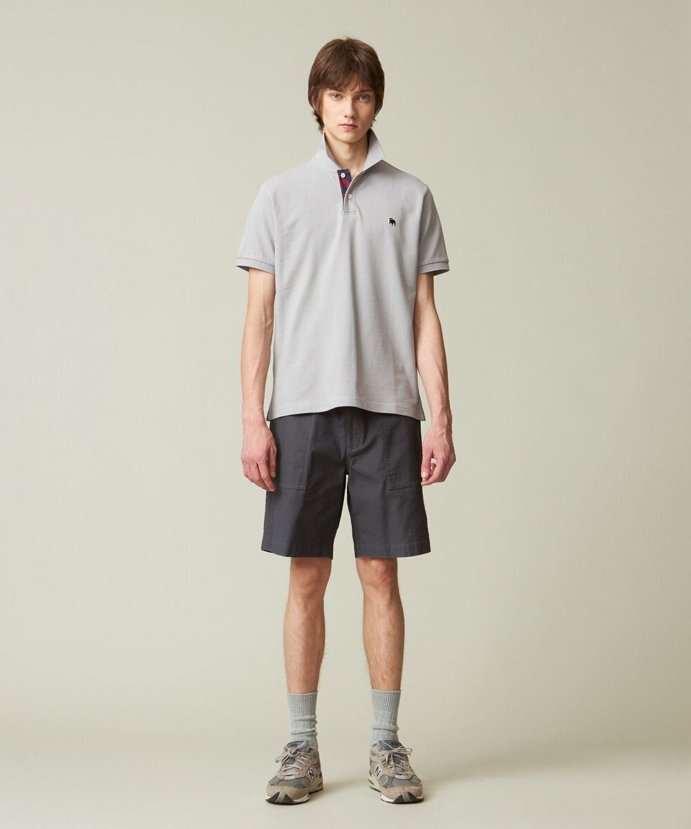 J.PRESS MEN 【大人気 / 10色展開】バックブル カノコレジメン ポロシャツ 