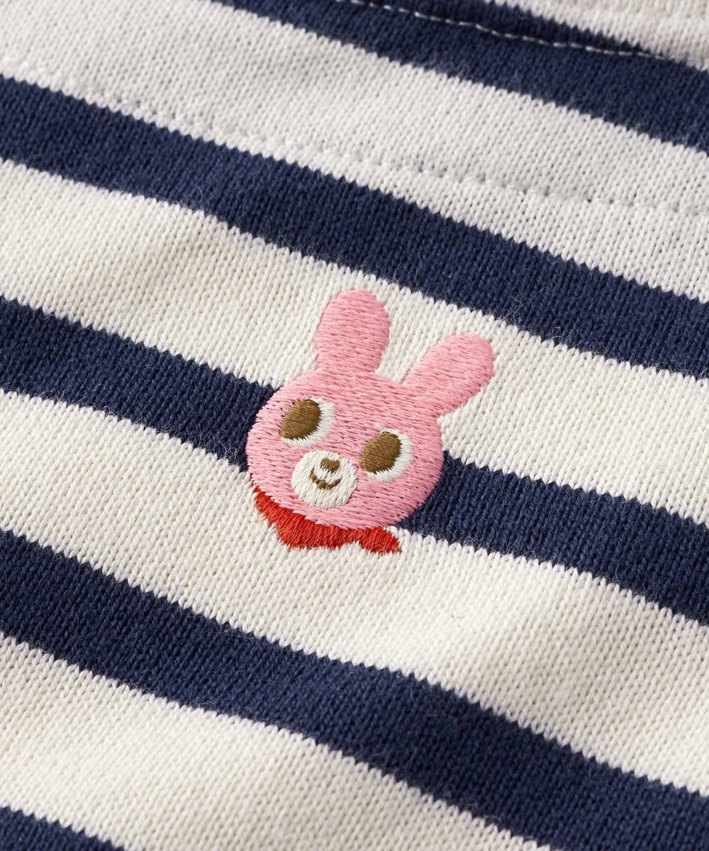 MIKI HOUSE HOT BISCUITS 【80-120cm】ボーダーワンピース 