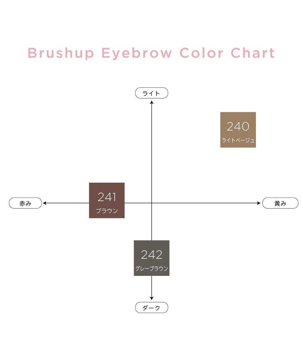 Chacott Cosmetics ブラッシュアップアイブロウ【242グレーブラウン】 