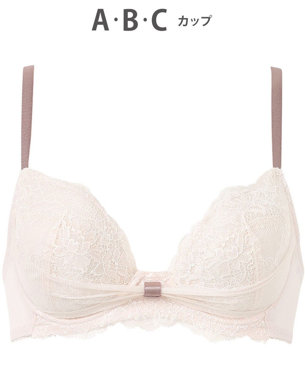 WACOAL 【ファーストリボンブラ】 ブラジャー 【若い世代の体型特徴を考えた設計仕様】 きれいな谷間をメイクしてキープ まるみのあるシルエット レディース BRB409 /ワコール 