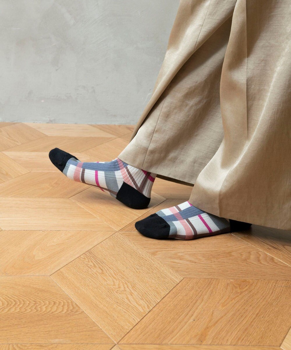 TRICOTE CHECK LINK SOCKS／チェックリンクソックス 
