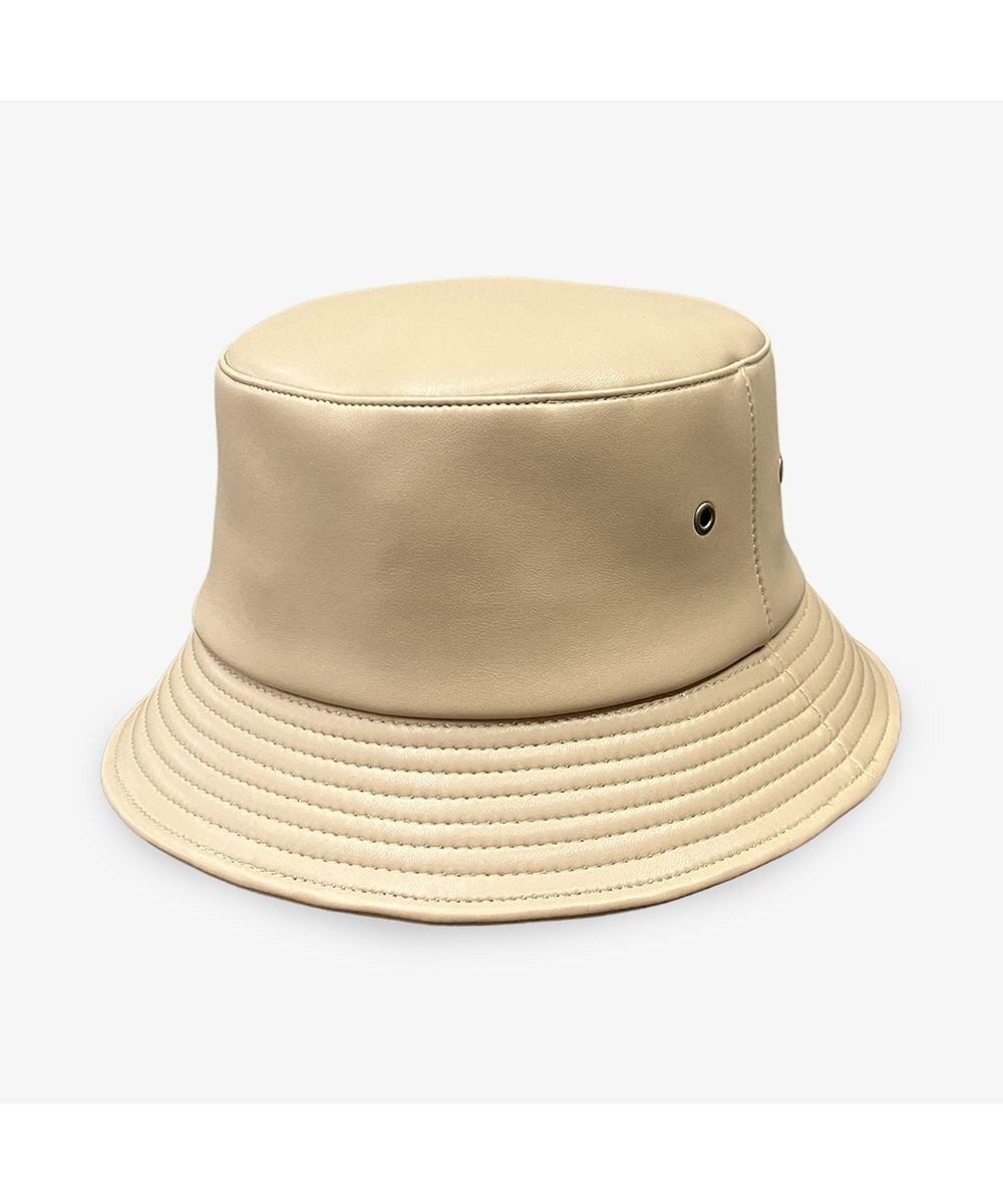 林八百吉商店 un chapeau  エコレザーバケットハット 