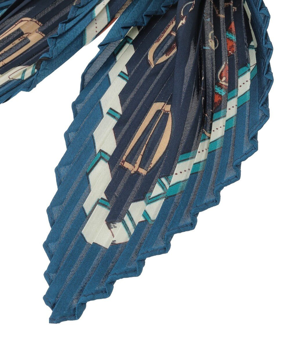 YECCA VECCA ビットプリントプリーツスカーフ 