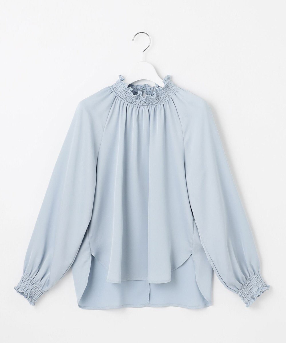 Feroux 【WEB一部店舗限定】スタンドネック ブラウス 