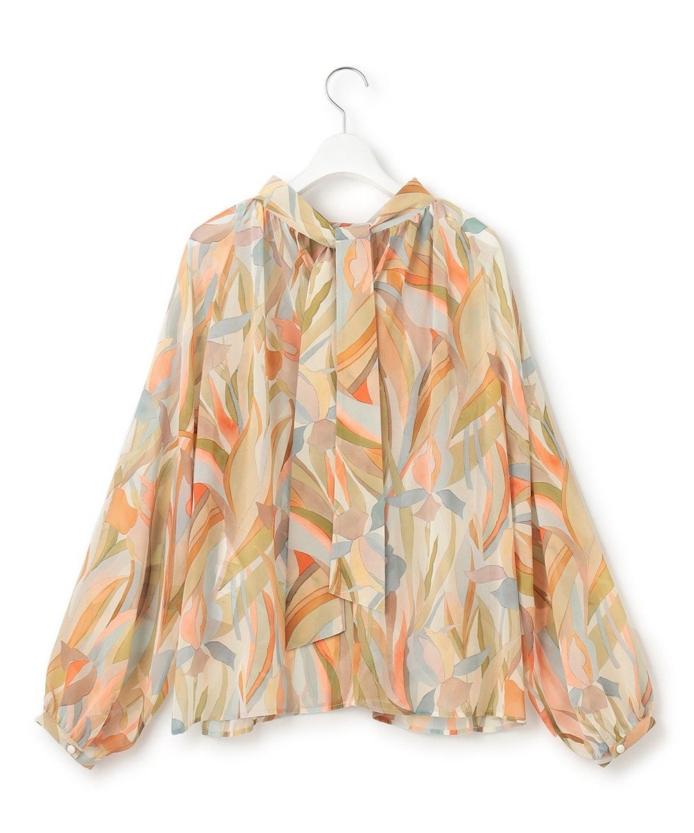 23区 【洗える】Ratti ペインティングプリント ブラウス 