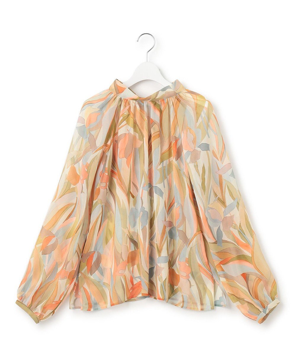 23区 【洗える】Ratti ペインティングプリント ブラウス 