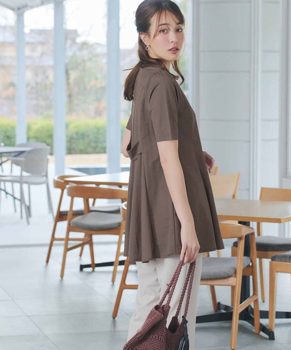 Tiaclasse 【おのののかさん着用 】「冷凛（ひやりん）」カノコバックフレアカットソー 