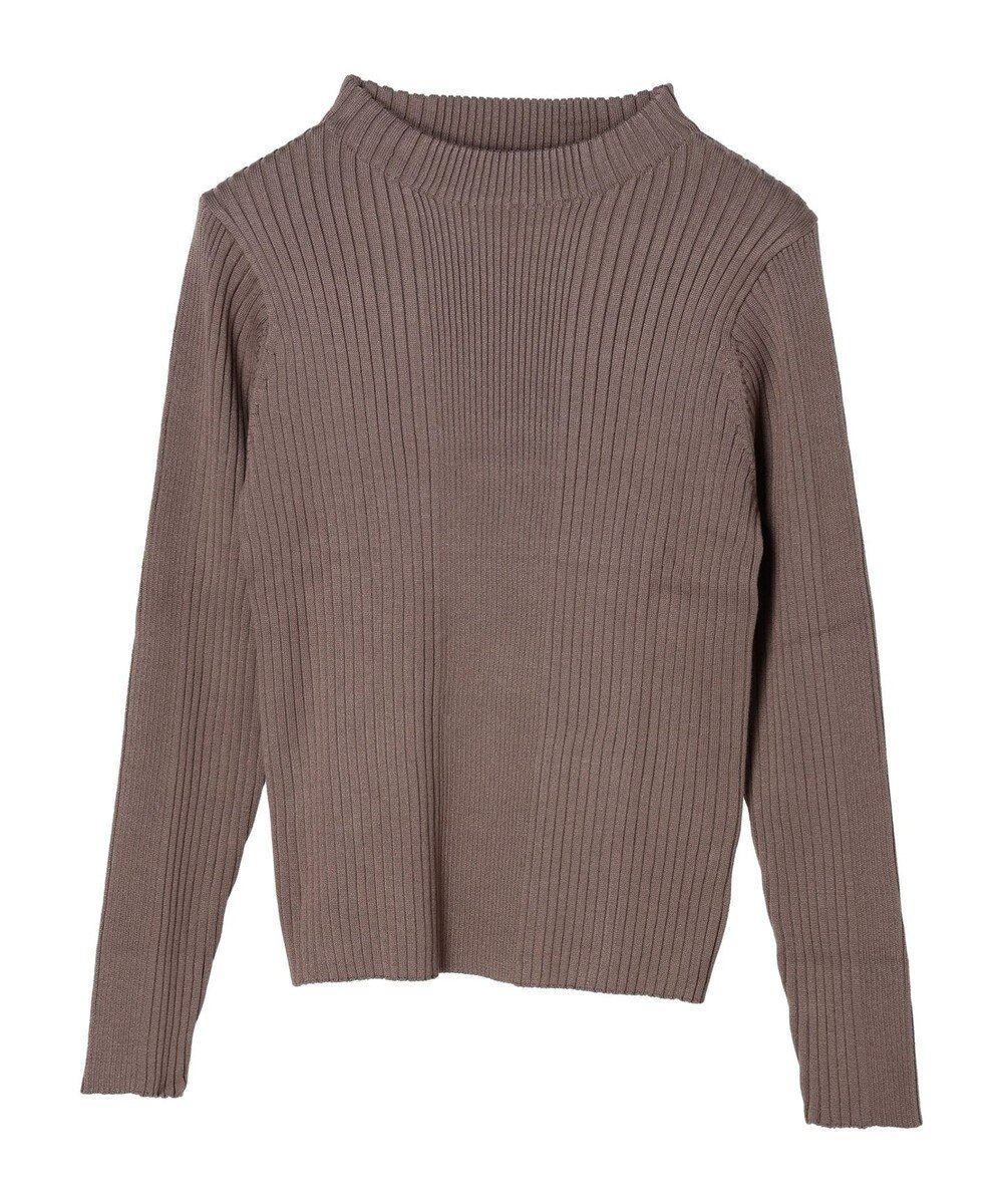 earth music&ecology 切り替えリブニットプルオーバー 