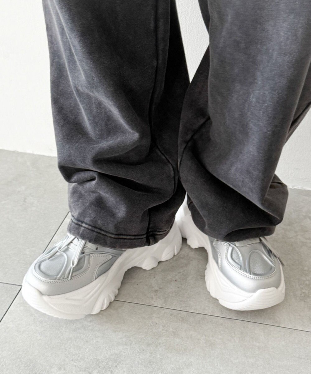 WEGO ラバーコンビ厚底スニーカー 