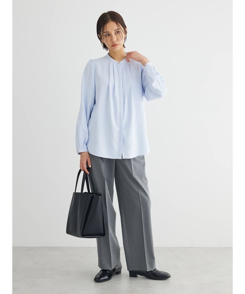 Green Parks ＢＰ　ケア楽　ポイント釦ブラウス 