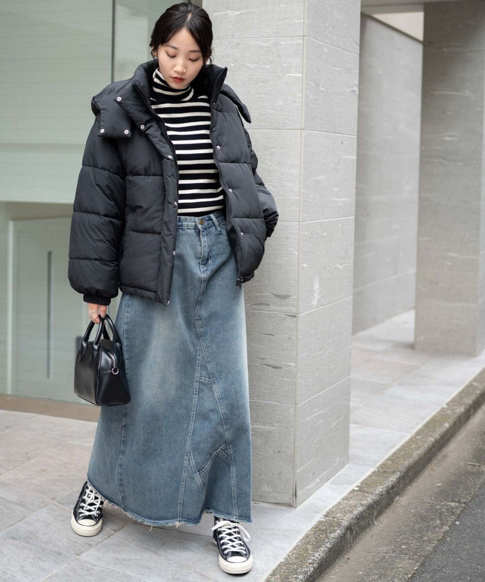 WEGO 【フード取り外し可能】2WAYパテッドジャケット 