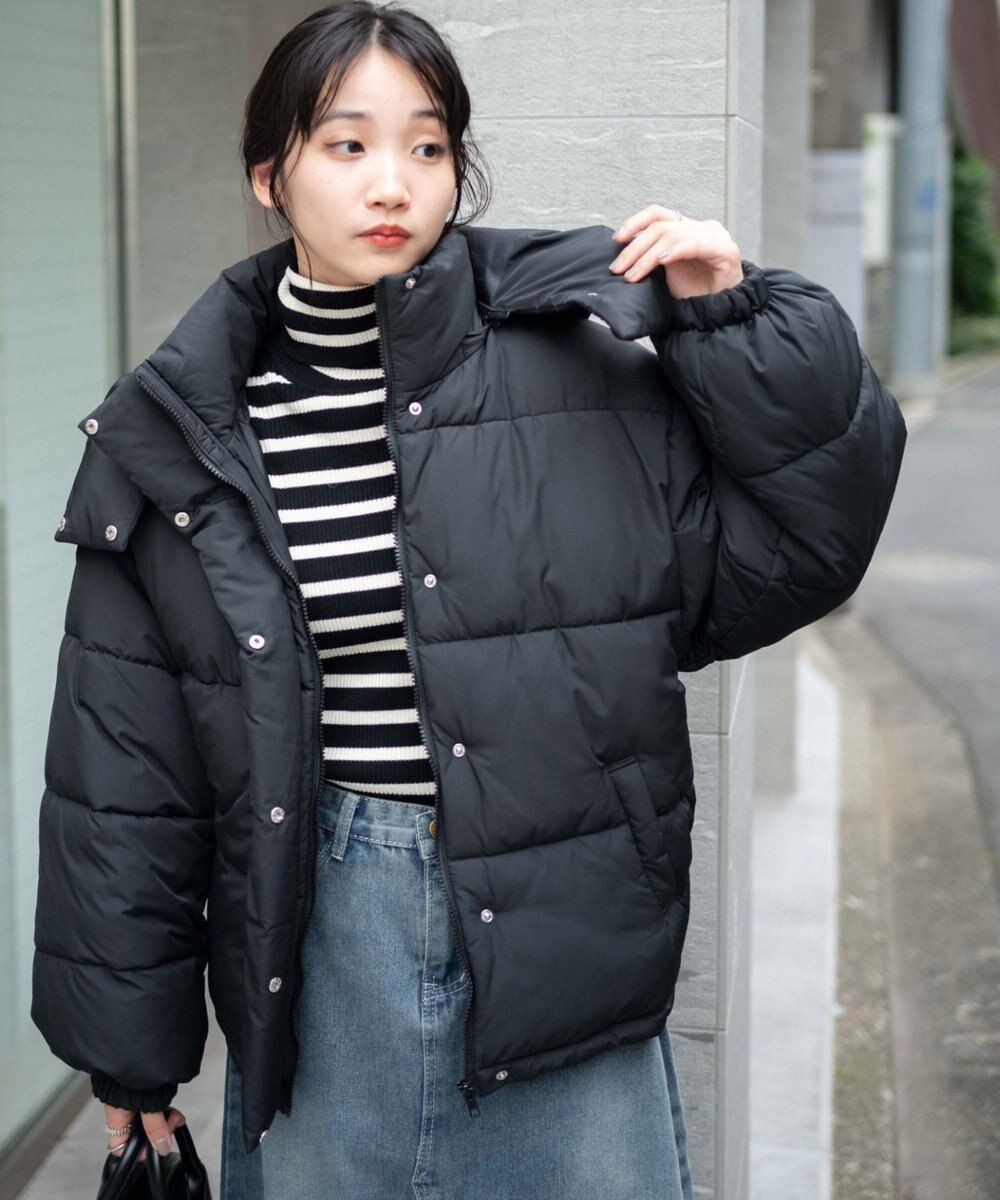 WEGO 【フード取り外し可能】2WAYパテッドジャケット 