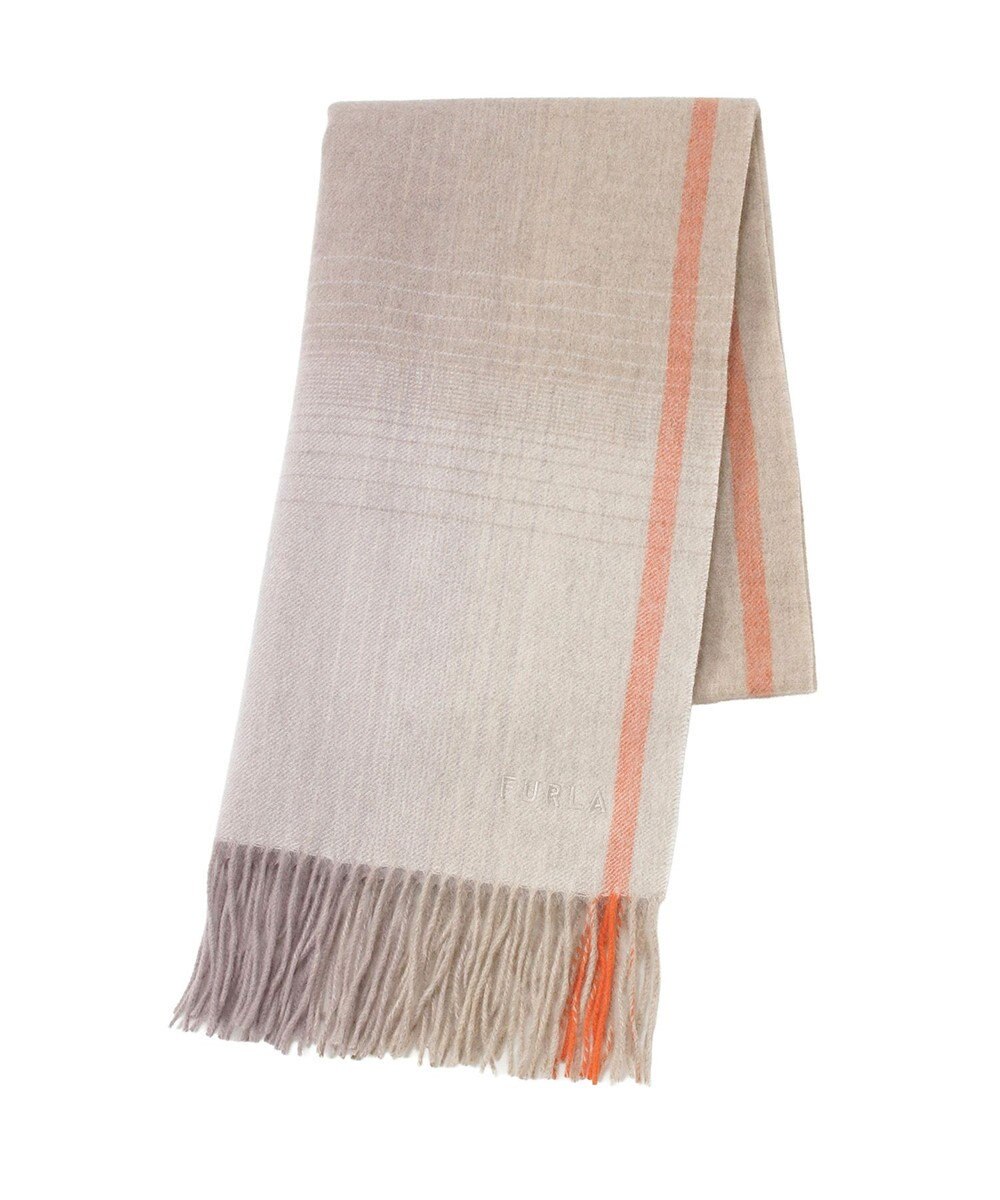 MOONBAT FURLA(フルラ）ウール100％ オンブレー チェックストール 