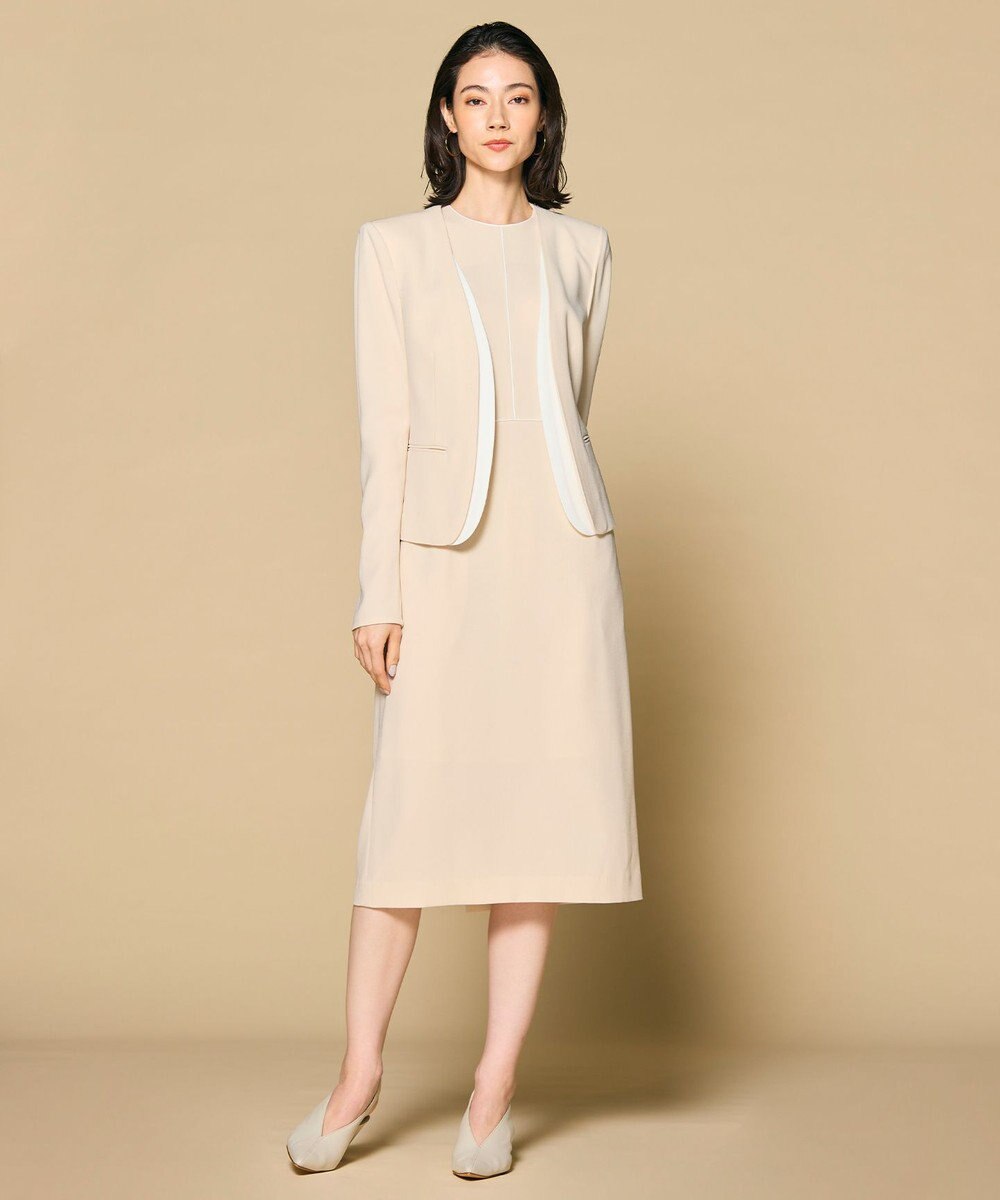 BEIGE， 【洗える・L-size】CINDY / クルーネックドレス 