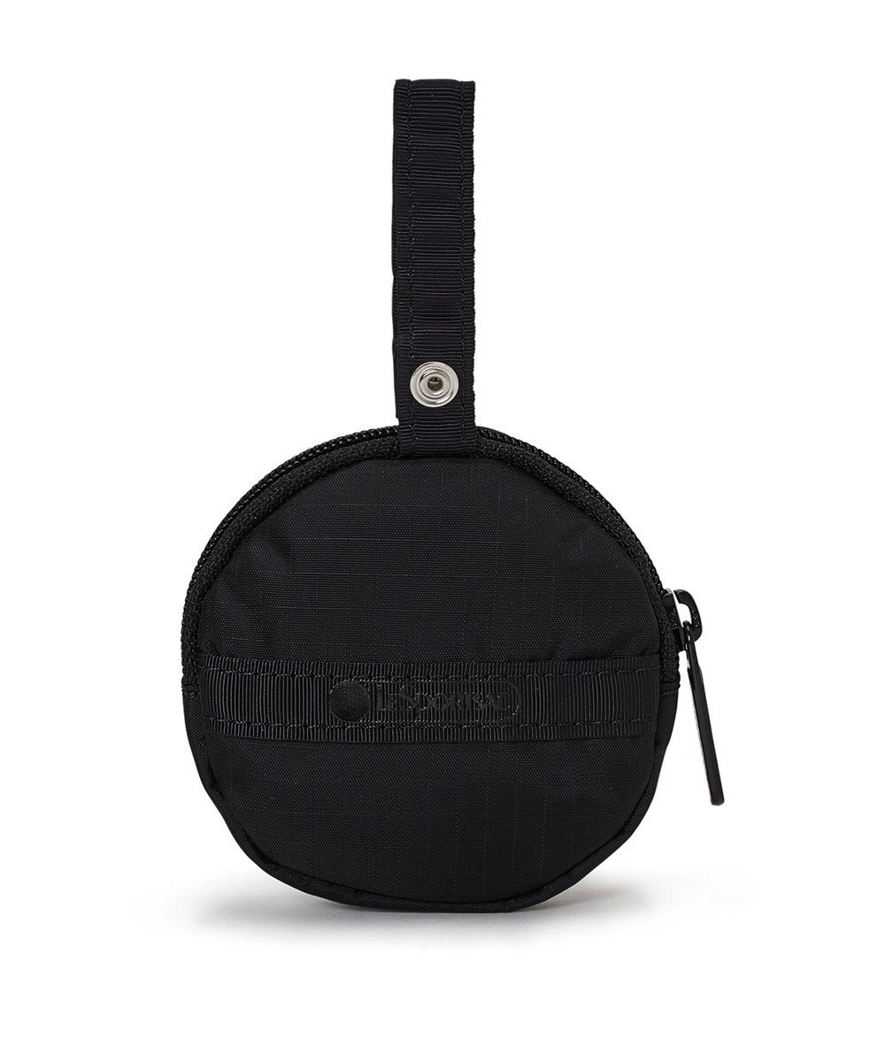 LeSportsac MINI ROUND CHARM/ブラックキャッツエンブロイダリー 