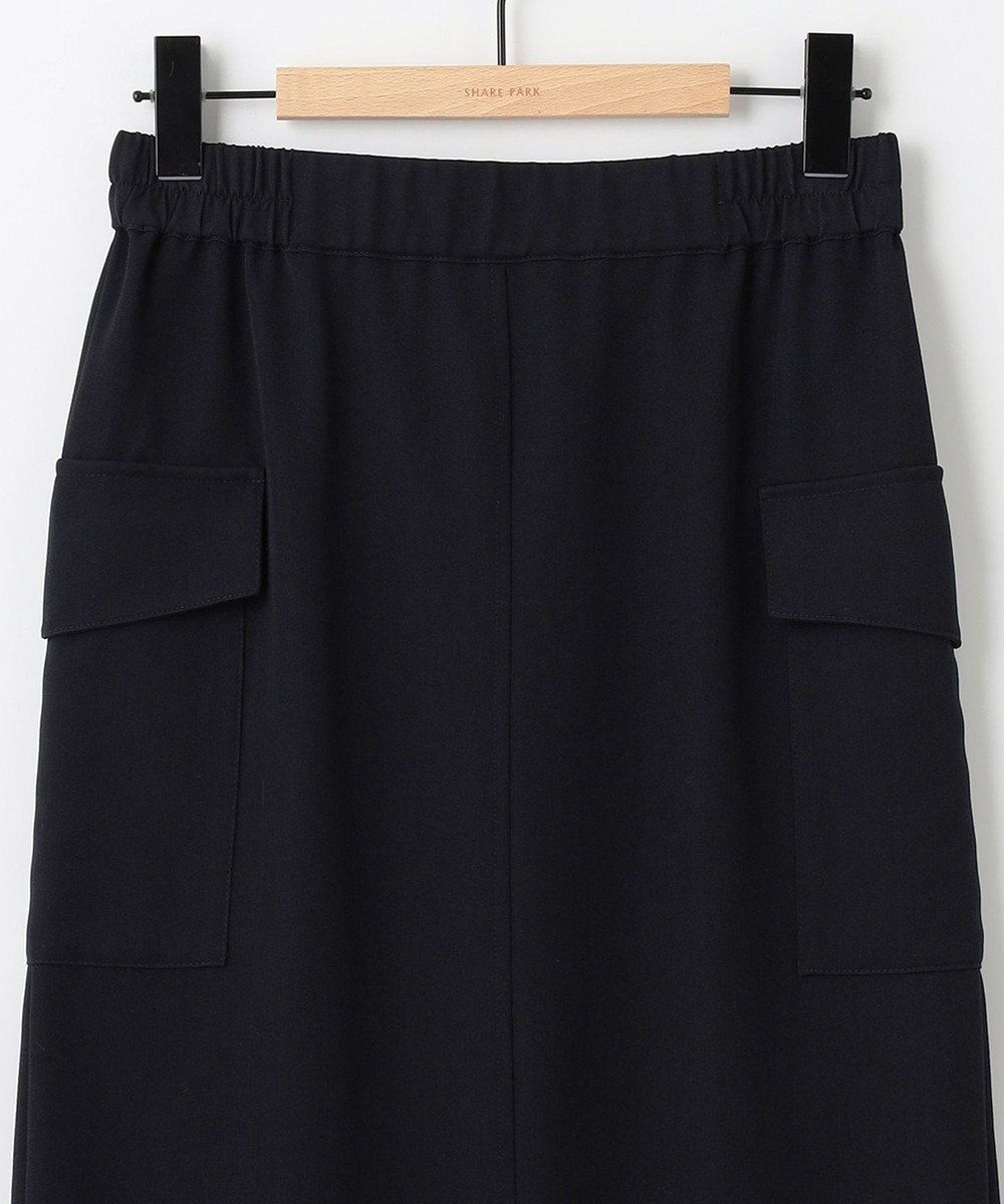 SHARE PARK LADIES フラップポケットタイトスカート 