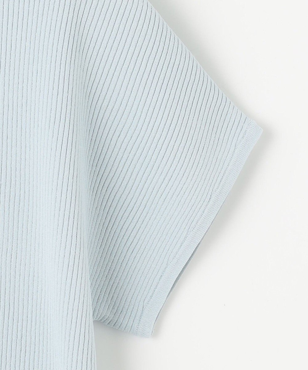 J.PRESS LADIES 【洗える】レーヨンエリートストレッチ フレンチスリーブ ニット 