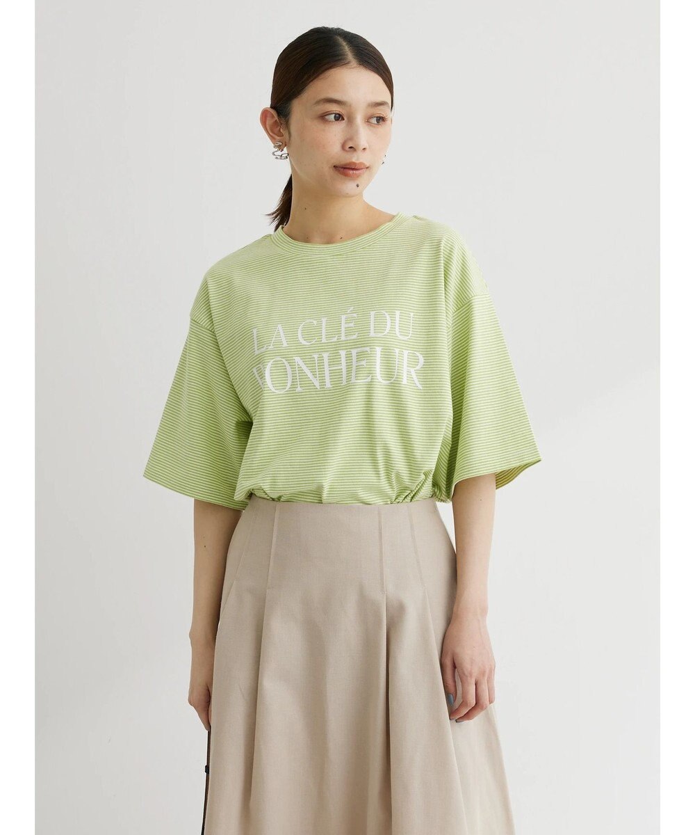 Green Parks 半袖ボーダーロゴＴＥＥ 