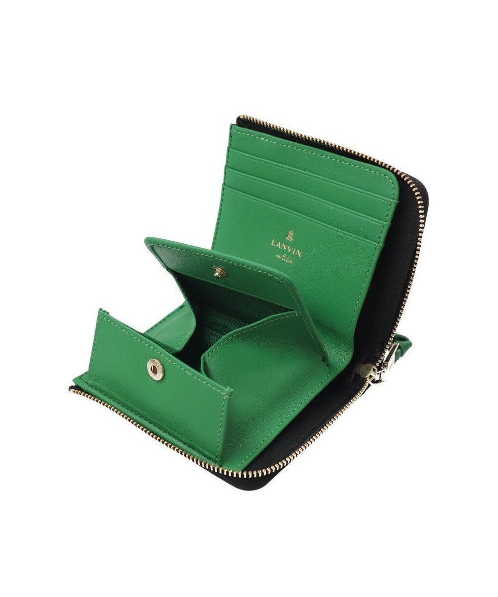 LANVIN en Bleu シャンペトル 2つ折りＬファスナー財布 