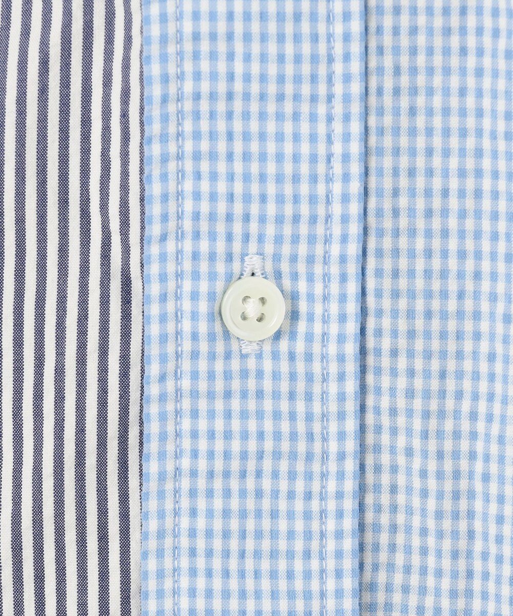 J.PRESS MEN 【クールマックス】クレイジーパターン サッカーシャツ/B.D. 