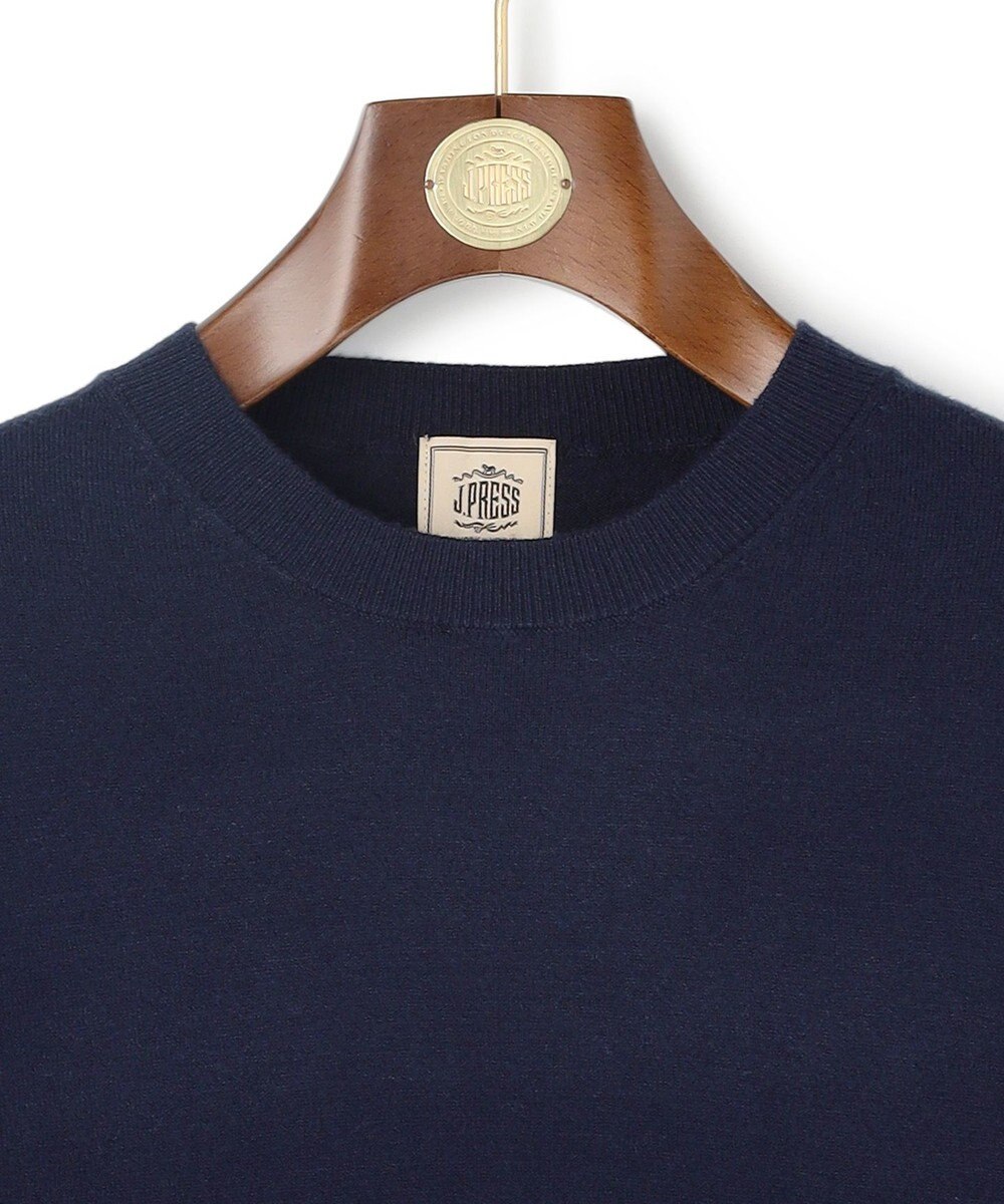 J.PRESS MEN 【WEB・一部店舗限定】レーヨンナイロンクルーネック ニット 