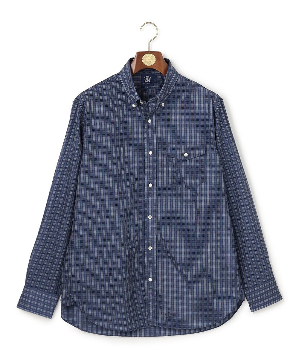 J.PRESS MEN 【こだわりの逸品】シアージャカードチェック シャツ / B.D. 