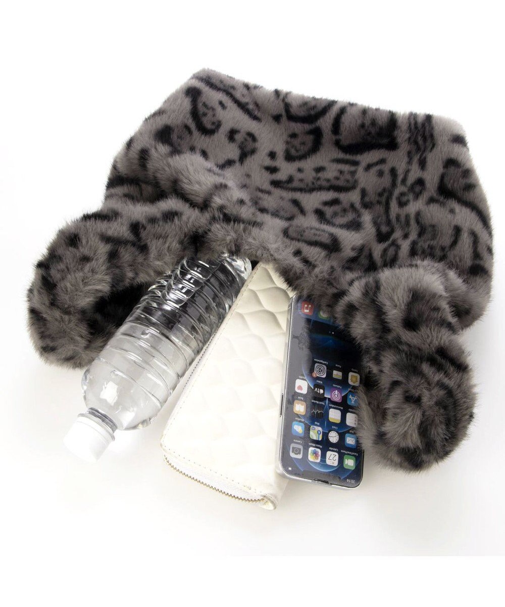 UNBILLION カシュカシュ cachecache / ミンク風エコファーショッパートート 